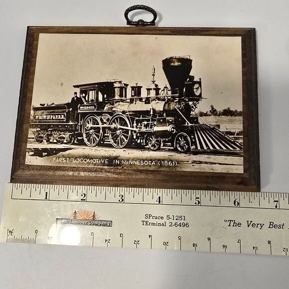 Mounted Steam Train Post Card by G&L‎ Products - Picture 1 of 4